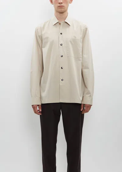 Dries Van Noten Men Cornish Shirt In Beige
