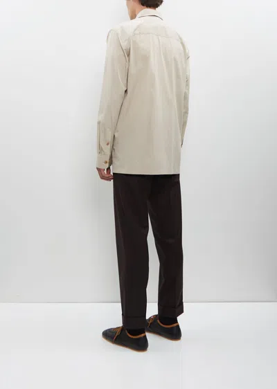 Dries Van Noten Men Cornish Shirt In Beige