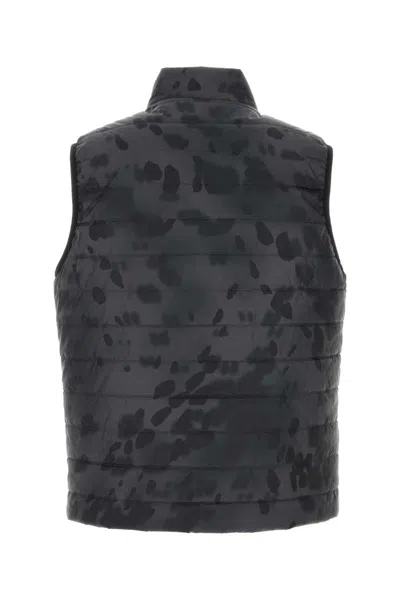 Hugo Boss Giubbino Smanicato In Nylon Stampato Uomo In Printed