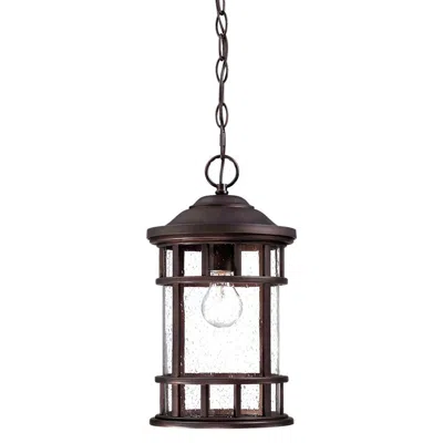 Homezia Antique Bronze Canister Hanging Light