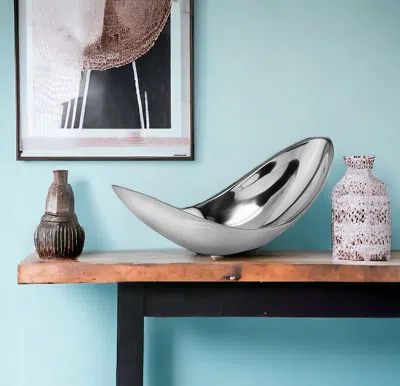 Homezia Charming Buffed Twisted Bowl In Multi
