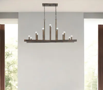 Homezia Fallon 14-light Oil-rubbed Bronze Island Pendant