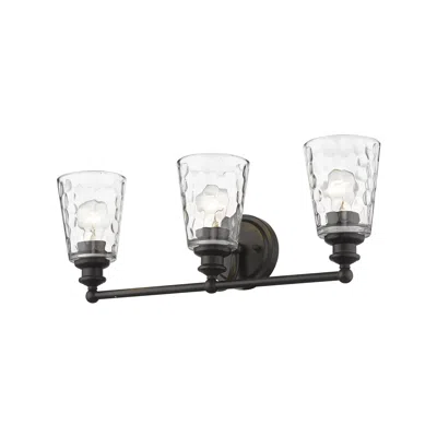 Homezia Mae 3-light Oil-rubbed Bronze Vanity