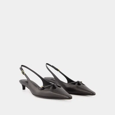 Dolce & Gabbana Slingback Seta In Black