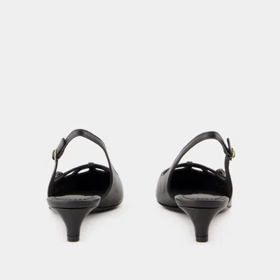 Dolce & Gabbana Slingback Seta In Black