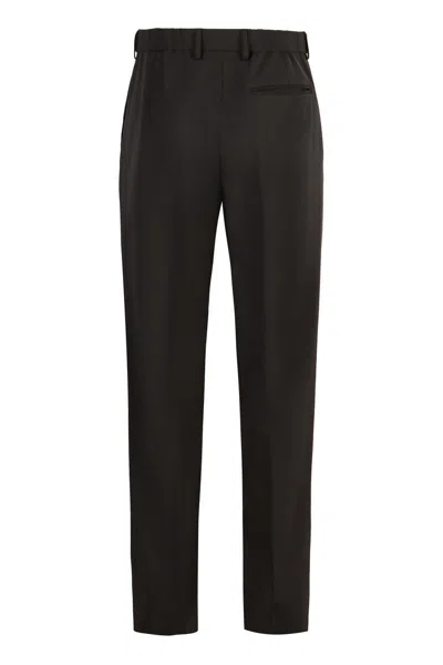 EMPORIO ARMANI EMPORIO ARMANI WOOL BLEND TAILORED TROUSERS 