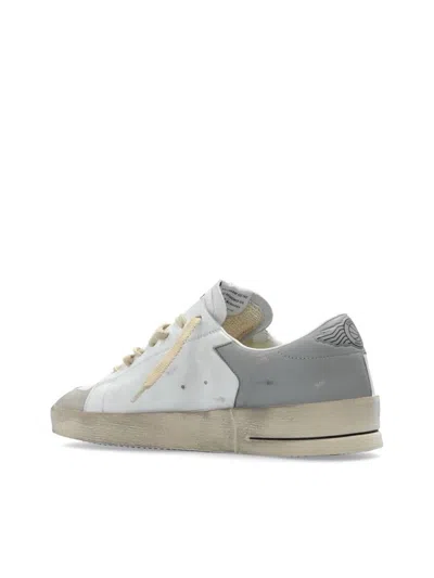 Shop Golden Goose Sneakers In White/beige/grey/black