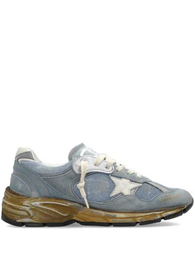 Shop Golden Goose Sneakers In Blue/silver