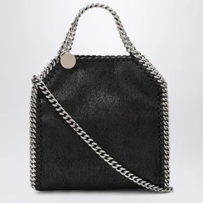 Shop Stella Mccartney Micro Falabella Tiny Tote Bag In Black