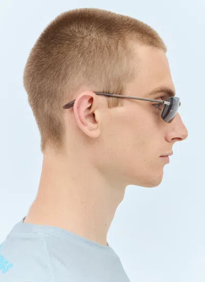 Shop Acne Studios Men Rimless Sunglasses In Black