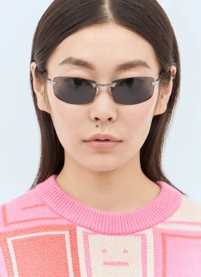 Acne Studios Women Rimless Sunglasses In Black