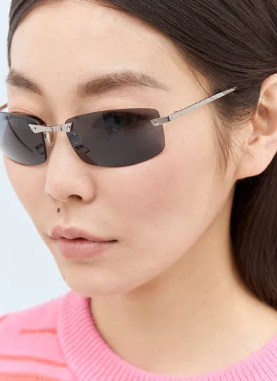 Acne Studios Women Rimless Sunglasses In Black