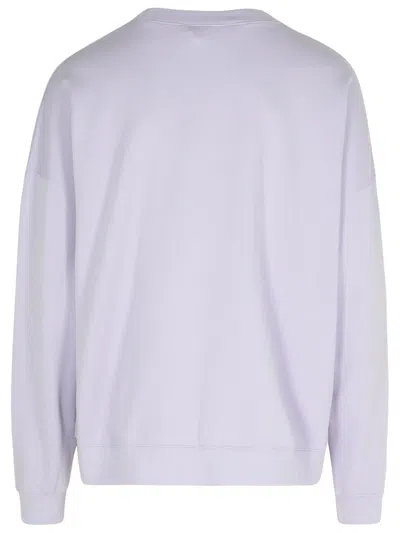 Palm Angels Neon Logo Sweatshirt In Multicolor
