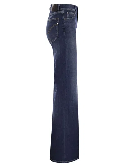 Dondup Pantalone Amber Blu In Dark Denim
