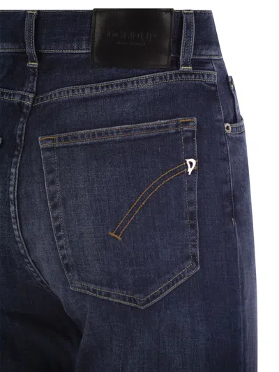 Dondup Pantalone Amber Blu In Dark Denim