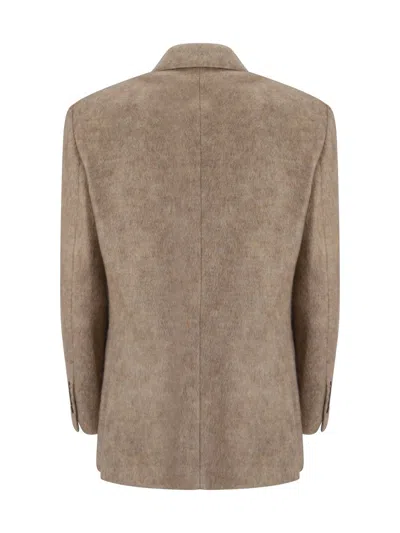 Shop Brunello Cucinelli Jackets In Brown Caldo+ciottolo