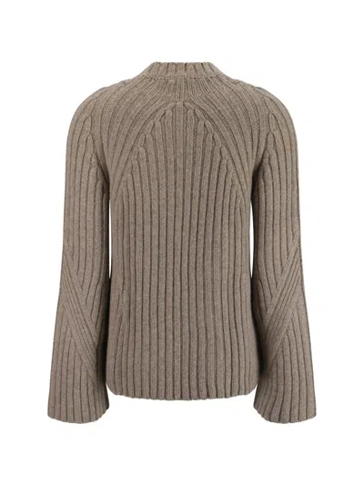 Shop Khaite Knitwear In Sepia