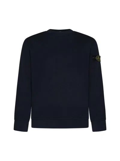 Shop Stone Island Sweaters In Blue