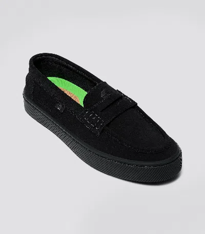 Cariuma Caju Loafer All Black Suede Men In All Black