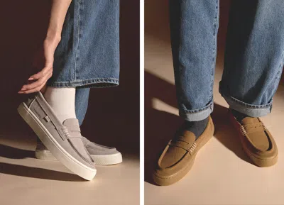 Cariuma Caju Loafer Gum Camel Suede Men In Gum Camel