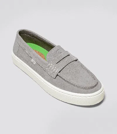 Cariuma Caju Loafer Light Grey Suede Women In Light Grey