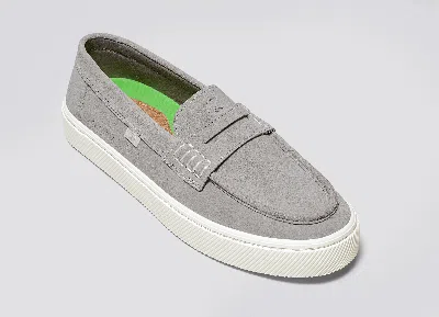 Cariuma Caju Loafer Light Grey Suede Women In Light Grey