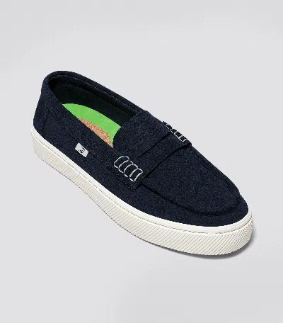 Shop Cariuma Caju Loafer Navy Suede Women