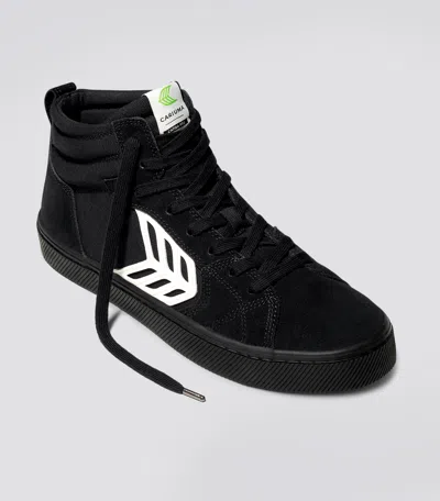 Cariuma Catiba Pro Skate High-top Sneakers In All Black/ivory