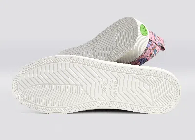 Shop Cariuma Crooked Oca Low Rose Graphic Print Canvas Sneaker Men In Crooked Rose Graphic Print