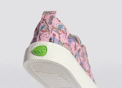 Shop Cariuma Crooked Oca Low Rose Graphic Print Canvas Sneaker Men In Crooked Rose Graphic Print