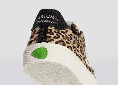 Cariuma Naioca Leopard Print Canvas Sneaker Women In Leopard Print