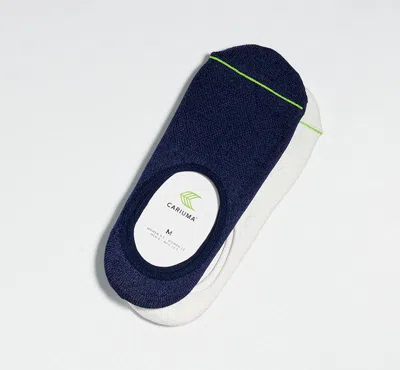 Cariuma No-show Socks Navy/white Pack In Navy/white