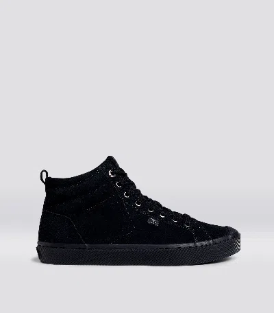 Cariuma Oca Suede High-top Sneakers In All Black