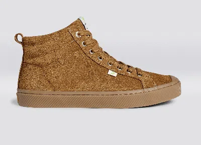 Cariuma Oca High All Camel Suede Sneaker Men In All Camel