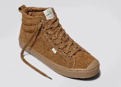 Cariuma Oca High All Camel Suede Sneaker Men In All Camel
