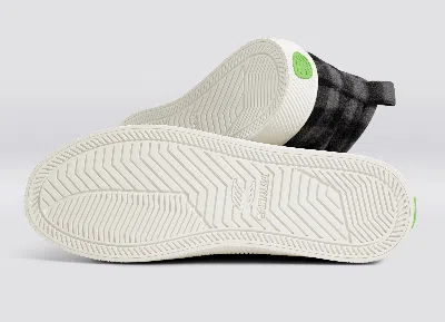 Cariuma Oca High Black Plaid Sneaker Men In Black Plaid