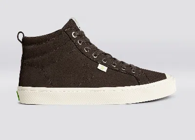 Cariuma Oca High Dark Brown Suede Sneaker Women In Brown