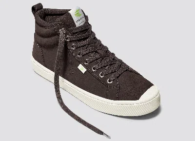 Cariuma Oca High Dark Brown Suede Sneaker Women In Brown