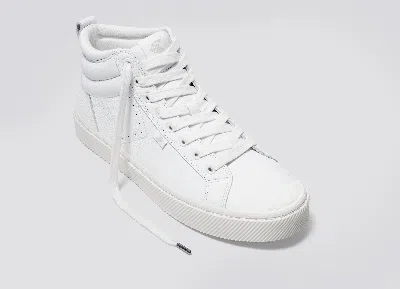 Cariuma Oca High Off-white Premium Leather Sneaker Women In Off-white