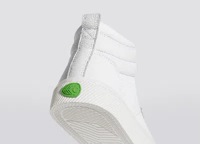 Cariuma Oca High Off-white Premium Leather Sneaker Women In Off-white