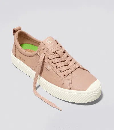 Cariuma Oca Low Beige Premium Leather Sneaker Women In Beige Premium Leather