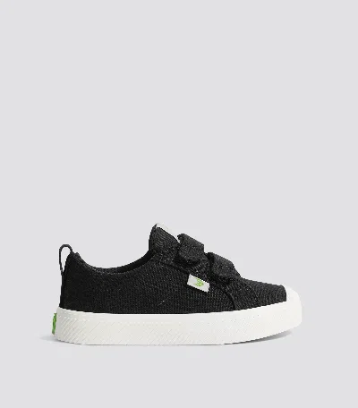 Shop Cariuma Oca Low Black Canvas Sneaker Kids