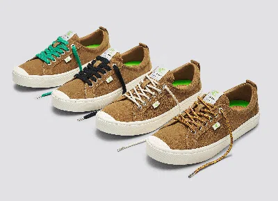 Cariuma Oca Low Camel Suede Sneaker Women In Camel Brown