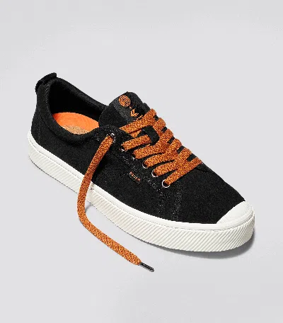 Cariuma Oca Low Deus Black Suede Sneaker Women In Deus Black