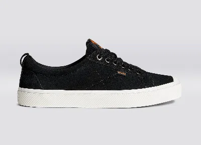 Cariuma Oca Low Deus Black Suede Sneaker Women In Deus Black