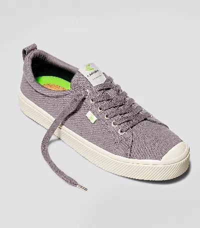Cariuma Oca Low Mystic Grey Canvas Sneaker Men In Mystic Grey