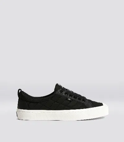 Shop Cariuma Oca Low Quilt Black Premium Leather Sneaker Men