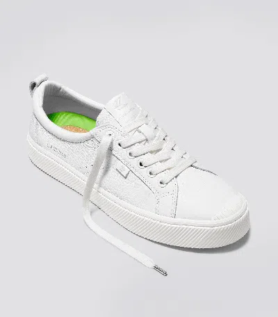 Cariuma Oca Leather Sneakers In White Premium Leather