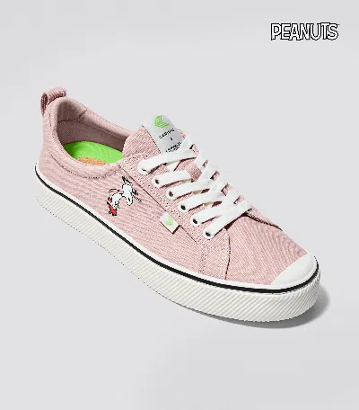 Cariuma Peanuts Oca Low Snoopy Skate Rose Canvas Sneaker Men In Peanuts Skate Rose Canvas