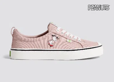 Cariuma Peanuts Oca Low Snoopy Skate Rose Canvas Sneaker Men In Peanuts Skate Rose Canvas
